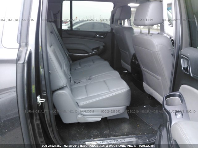 1GNSCHKC5HR330804 - 2017 CHEVROLET SUBURBAN C1500 LT GRAY photo 8