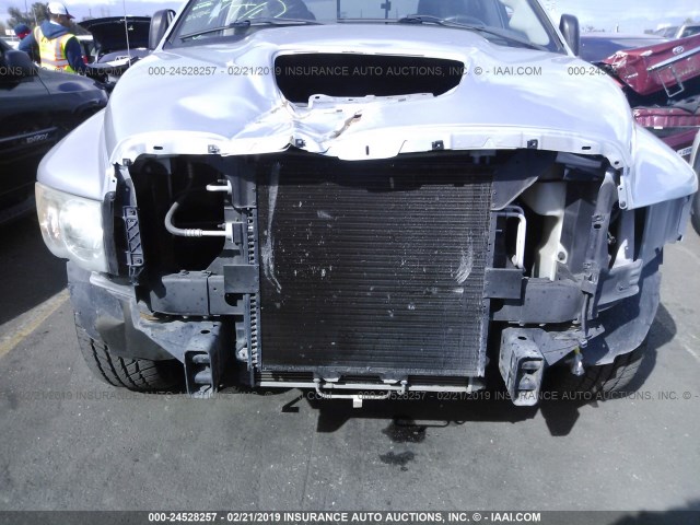 3D7HA18H25G855971 - 2005 DODGE RAM SRT10 SILVER photo 6