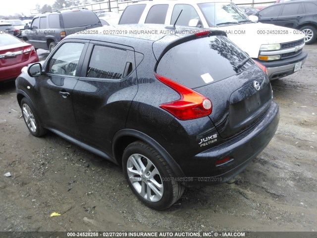 JN8AF5MR4DT221263 - 2013 NISSAN JUKE S/SV/SL BLACK photo 3