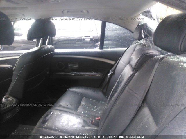 WBAHL83596DT07214 - 2006 BMW 750 I GRAY photo 8