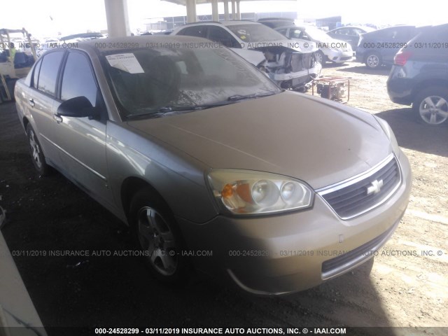 1G1ZS51FX6F290988 - 2006 CHEVROLET MALIBU LS GOLD photo 1