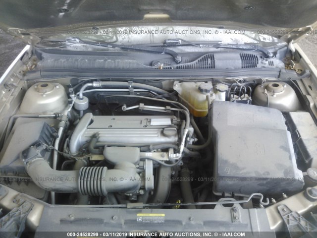 1G1ZS51FX6F290988 - 2006 CHEVROLET MALIBU LS GOLD photo 10