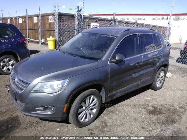 WVGBV75N99W546535 - 2009 VOLKSWAGEN TIGUAN SE/SEL GRAY photo 2