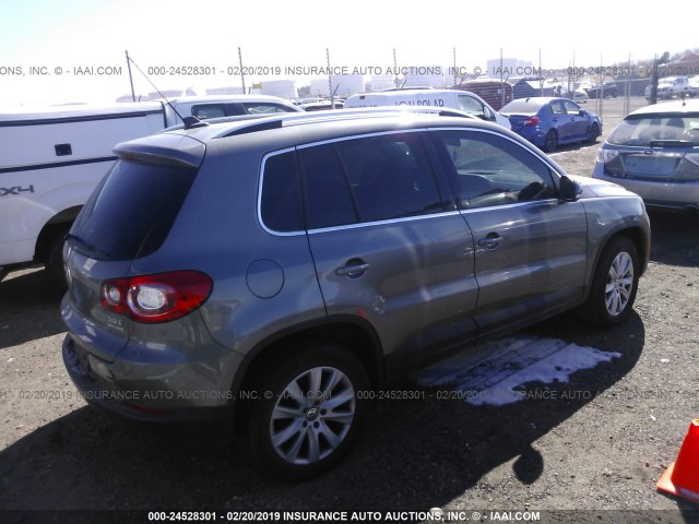 WVGBV75N99W546535 - 2009 VOLKSWAGEN TIGUAN SE/SEL GRAY photo 4