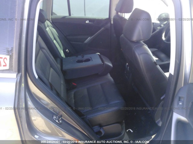 WVGBV75N99W546535 - 2009 VOLKSWAGEN TIGUAN SE/SEL GRAY photo 8