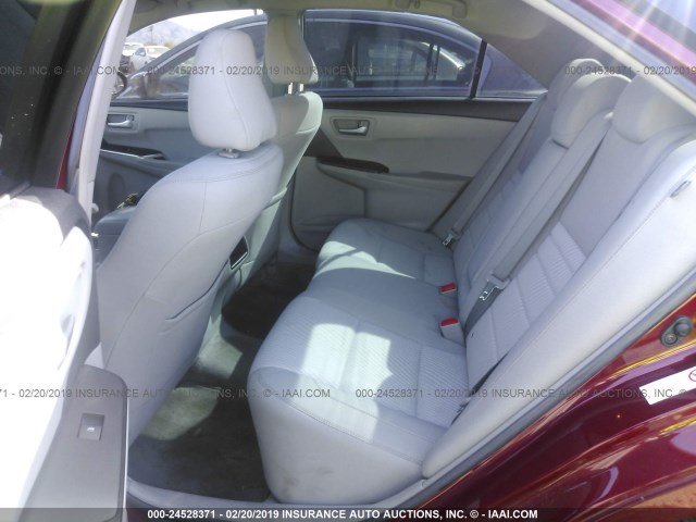 4T1BF1FKXHU651626 - 2017 TOYOTA CAMRY LE/XLE/SE/XSE MAROON photo 8