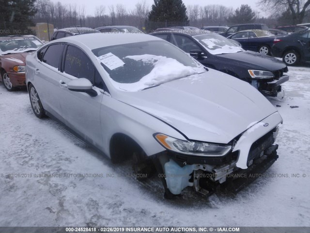 3FA6P0G77DR244622 - 2013 FORD FUSION S SILVER photo 1