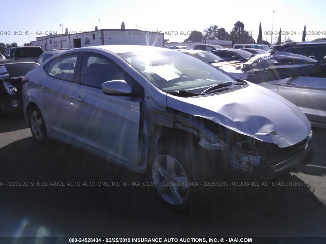 KMHDH4AE1DU983695 - 2013 HYUNDAI ELANTRA GLS/LIMITED SILVER photo 1