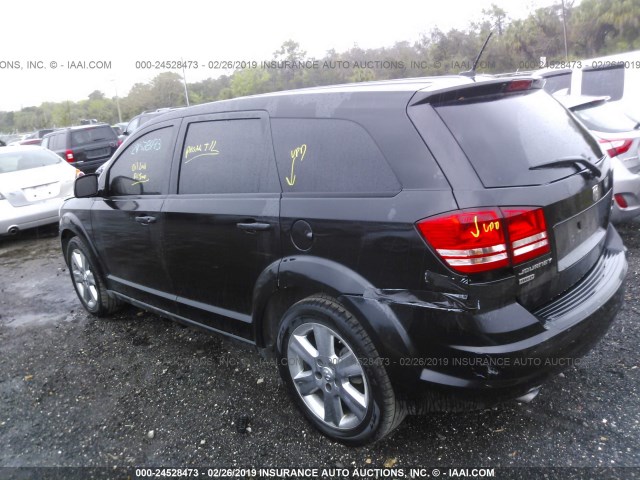 3D4GH57VX9T146947 - 2009 DODGE JOURNEY SXT BLACK photo 3