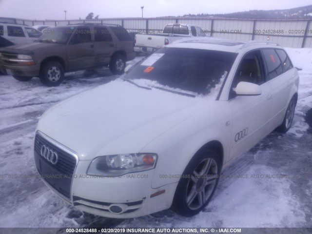 WAUKF78E66A133488 - 2006 AUDI A4 2.0T AVANT QUATTRO WHITE photo 2