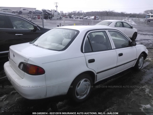 2T1BR12E3XC252399 - 1999 TOYOTA COROLLA VE/CE/LE WHITE photo 4