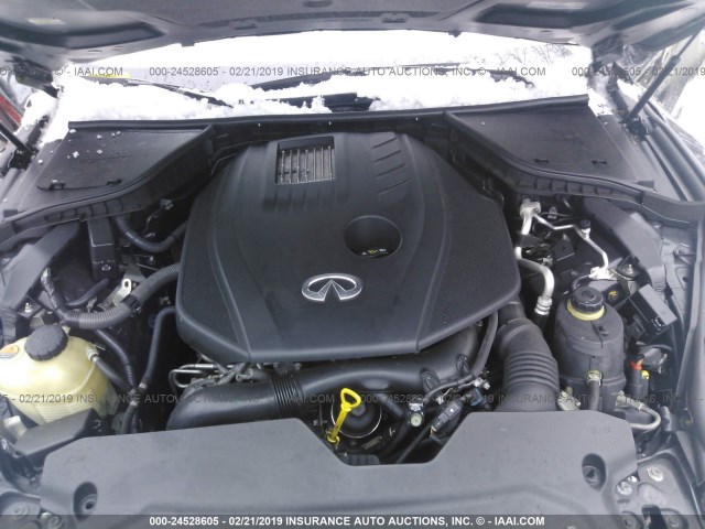 JN1CV7AR7GM252497 - 2016 INFINITI Q50 PREMIUM BLACK photo 10