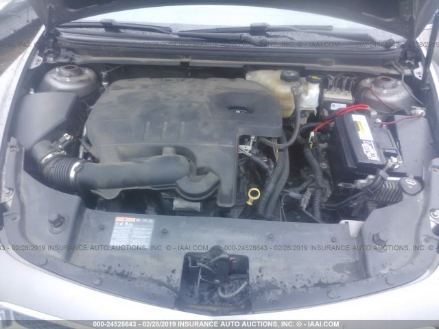1G1ZC5EU6BF177829 - 2011 CHEVROLET MALIBU 1LT თაფლისფერი ფოტო 10