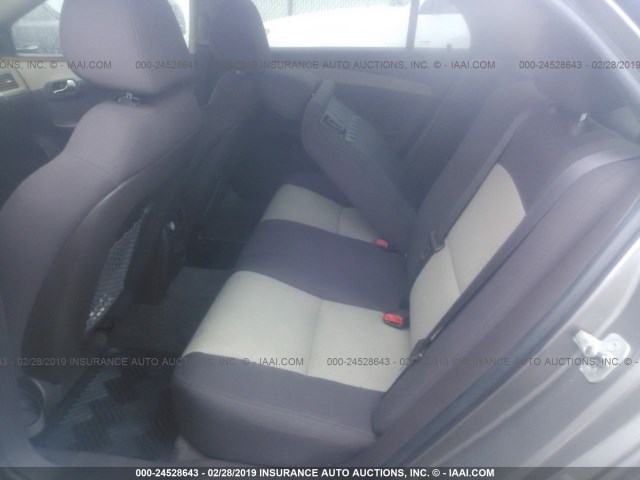 1G1ZC5EU6BF177829 - 2011 CHEVROLET MALIBU 1LT თაფლისფერი ფოტო 8