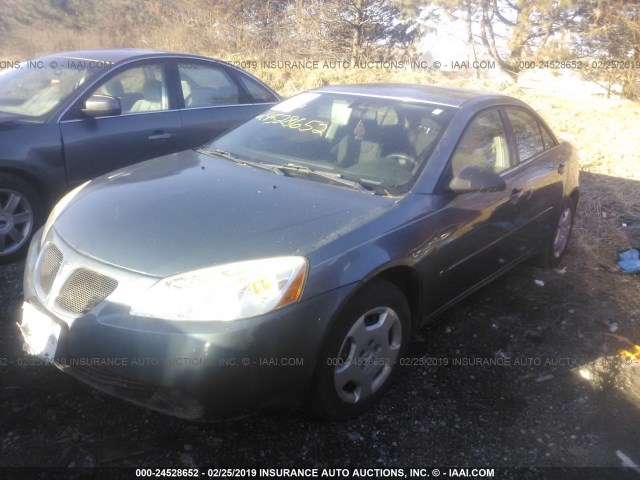 1G2ZF55B164268929 - 2006 PONTIAC G6 SE Light Blue photo 2