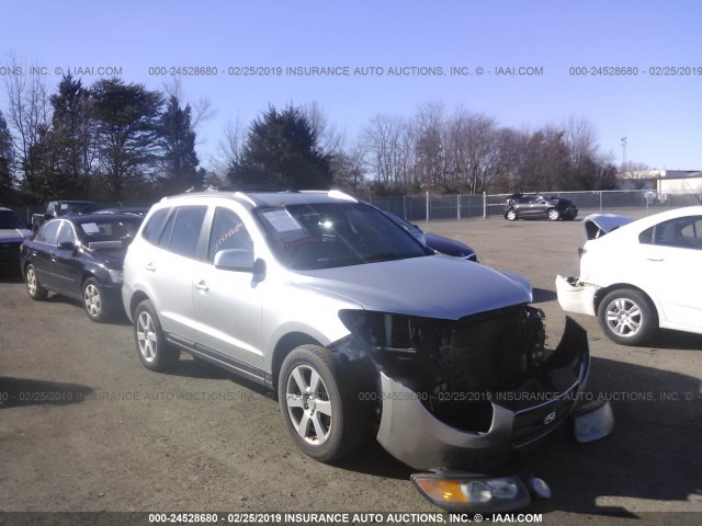 5NMSH13E07H028762 - 2007 HYUNDAI SANTA FE SE/LIMITED SILVER photo 1