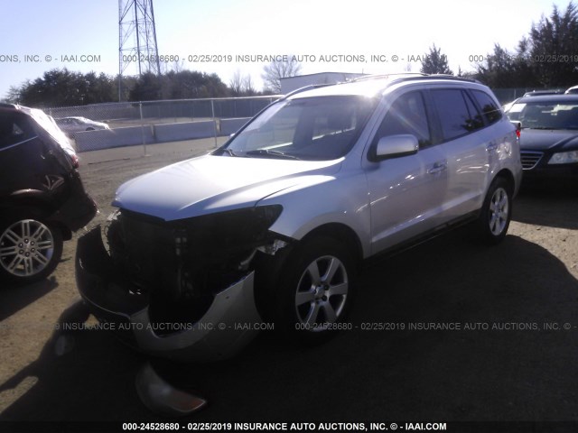 5NMSH13E07H028762 - 2007 HYUNDAI SANTA FE SE/LIMITED SILVER photo 2