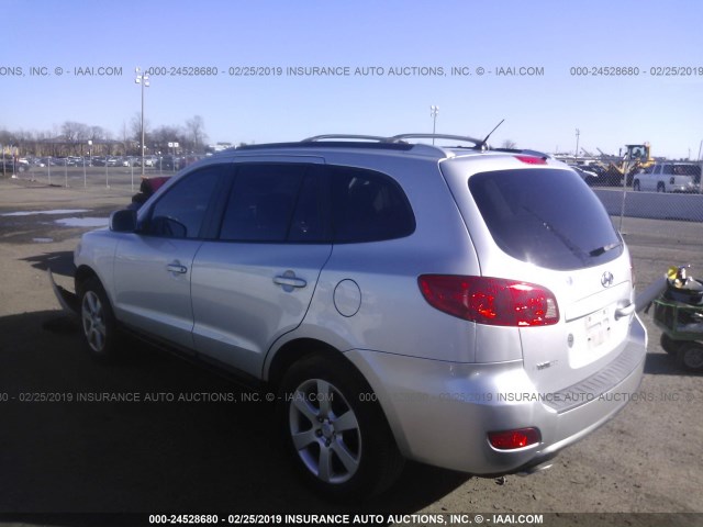 5NMSH13E07H028762 - 2007 HYUNDAI SANTA FE SE/LIMITED SILVER photo 3