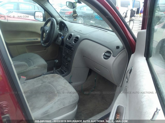 3GNDA13D27S587847 - 2007 CHEVROLET HHR LS Қызыл фото 5