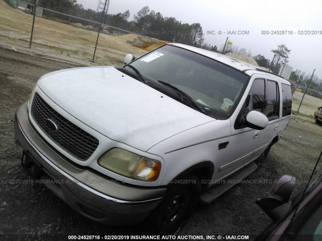 1FMRU17W82LA77742 - 2002 FORD EXPEDITION EDDIE BAUER WHITE photo 2