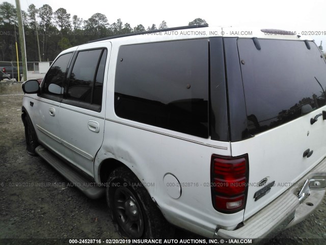 1FMRU17W82LA77742 - 2002 FORD EXPEDITION EDDIE BAUER WHITE photo 3