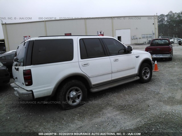 1FMRU17W82LA77742 - 2002 FORD EXPEDITION EDDIE BAUER WHITE photo 4