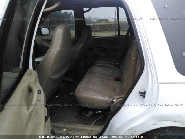 1FMRU17W82LA77742 - 2002 FORD EXPEDITION EDDIE BAUER WHITE photo 8