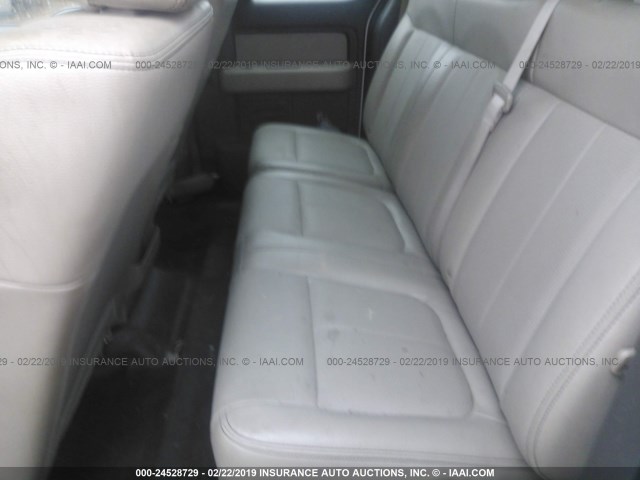 1FTEX1CW8AFD12153 - 2010 FORD F150 SUPER CAB WHITE photo 8