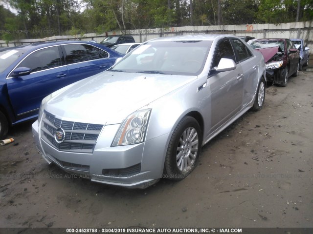 1G6DE5EY2B0128860 - 2011 CADILLAC CTS LUXURY COLLECTION SILVER photo 2