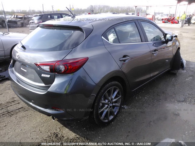 3MZBN1L38JM256338 - 2018 MAZDA 3 TOURING GRAY photo 4