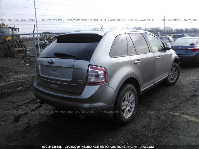 2FMDK48C78BA42477 - 2008 FORD EDGE SEL GREEN photo 4