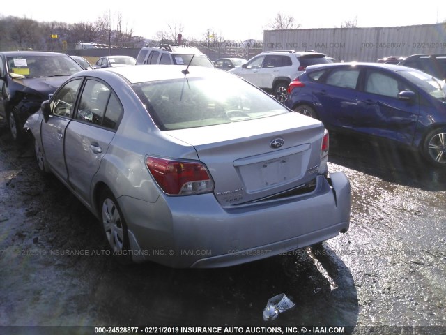 JF1GJAA6XEH008691 - 2014 SUBARU IMPREZA SILVER photo 3