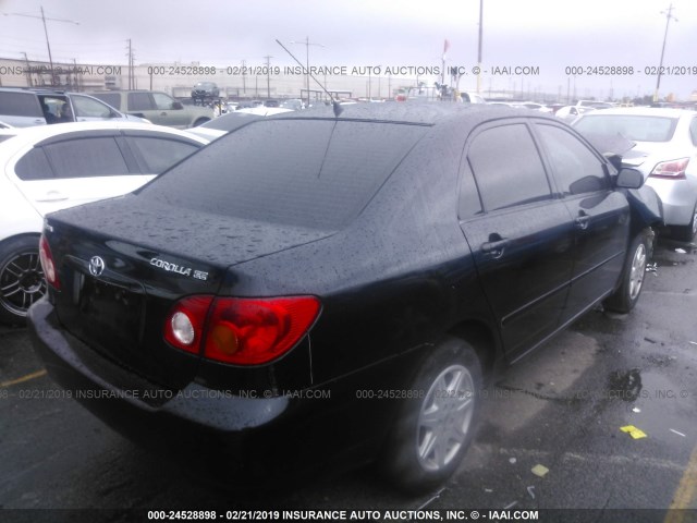 JTDBR32E130003325 - 2003 TOYOTA COROLLA CE/LE BLACK photo 4