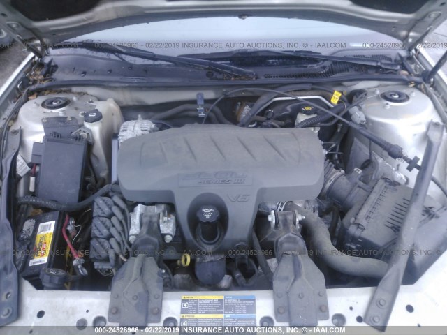 2G2WP552271233992 - 2007 PONTIAC GRAND PRIX SILVER photo 10