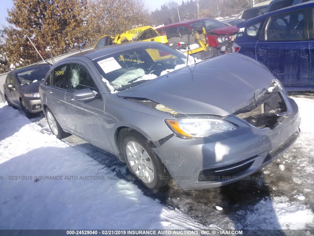 1C3CCBAB3DN568871 - 2013 CHRYSLER 200 LX SILVER photo 1