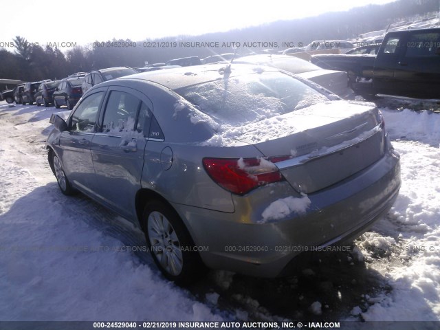 1C3CCBAB3DN568871 - 2013 CHRYSLER 200 LX SILVER photo 3