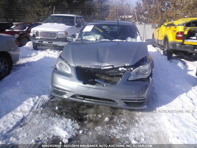 1C3CCBAB3DN568871 - 2013 CHRYSLER 200 LX SILVER photo 6