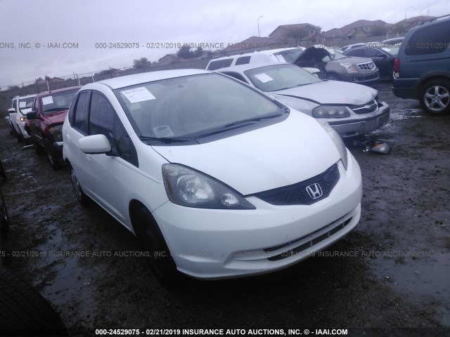 JHMGE8G31DC034191 - 2013 HONDA FIT WHITE photo 1