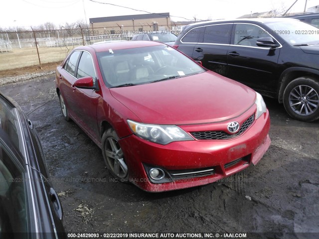 4T1BF1FK6DU705448 - 2013 TOYOTA CAMRY L/SE/LE/XLE 红色 照片 1