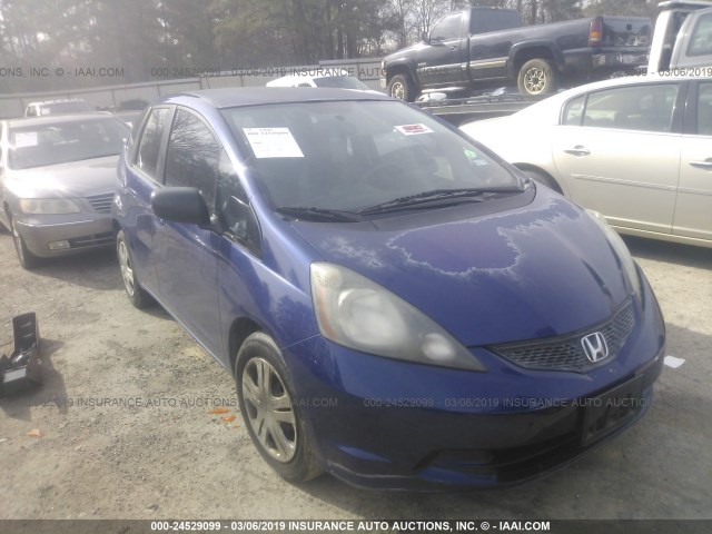 JHMGE87239S036710 - 2009 HONDA FIT BLUE photo 1