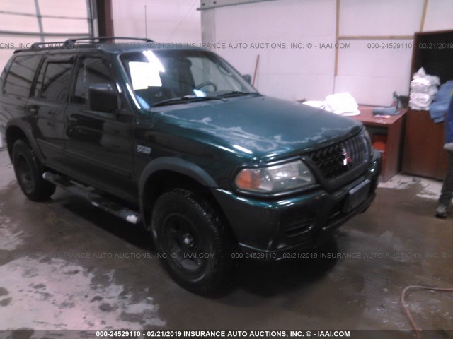 JA4MT31H6YP028378 - 2000 MITSUBISHI MONTERO SPORT LS/SPORT XLS GREEN photo 1