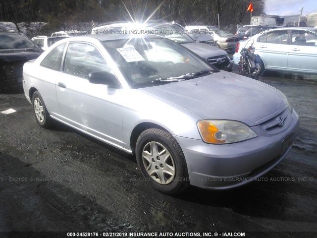 1HGEM22293L056169 - 2003 HONDA CIVIC DX SILVER photo 1