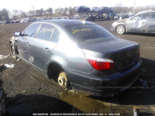 WBANV13589C154159 - 2009 BMW 528 XI GRAY photo 3