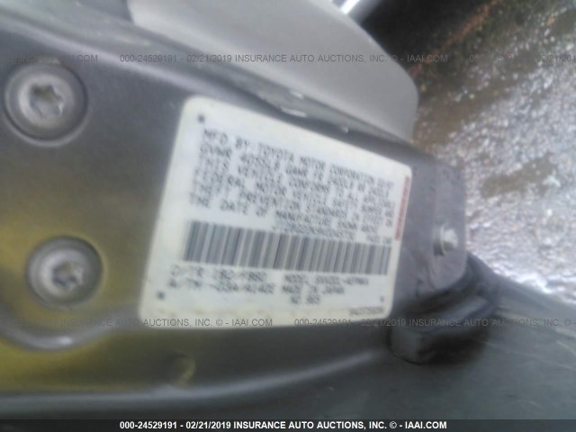 JT2BG22K9V0045730 - 1997 TOYOTA CAMRY LE/XLE 灰色 照片 9