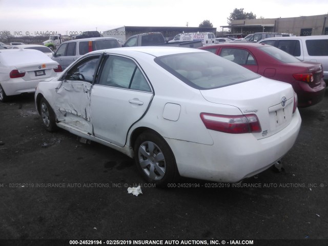 4T1BK46K08U575332 - 2008 TOYOTA CAMRY LE/XLE/SE WHITE photo 3