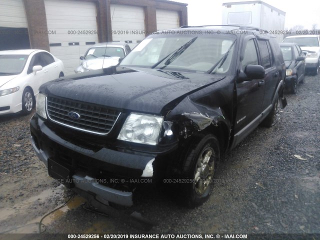 1FMZU73E42ZA25022 - 2002 FORD EXPLORER XLT BLACK photo 2