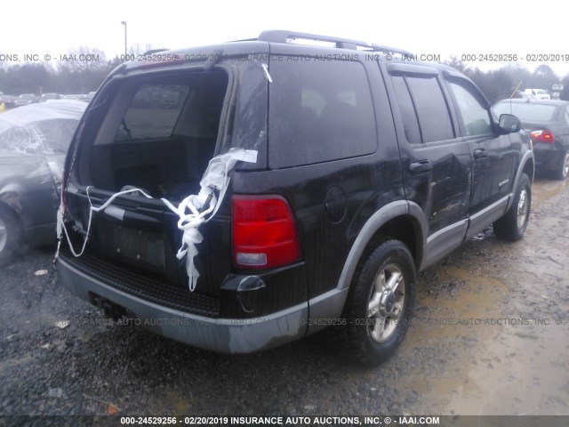 1FMZU73E42ZA25022 - 2002 FORD EXPLORER XLT BLACK photo 4