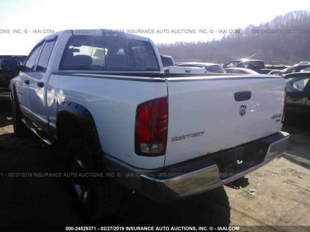 1D7KS28C86J130484 - 2006 DODGE RAM 2500 ST/SLT WHITE photo 3