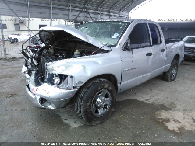 3D7KA28D03G753848 - 2003 DODGE RAM 2500 ST/SLT SILVER photo 2