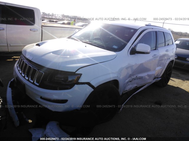 1C4RJFDJ4FC646031 - 2015 JEEP GRAND CHEROKEE SRT-8 WHITE photo 2